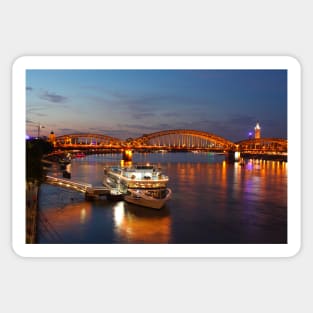 Hohenzollern Bridge with Rhine Sticker